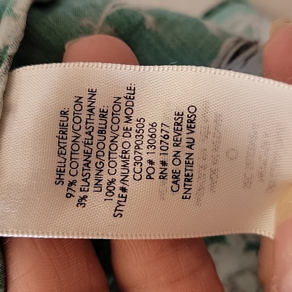 Alice + Olivia Size SP Layla Green Floral Tiered Ruffle Dress, Gently Used Cond. - Picture 15 of 16